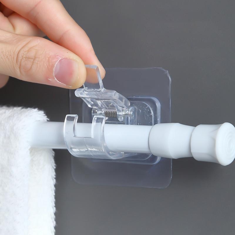 Giá Đỡ Thanh Móc Treo Rèm Siêu Chắc Không Cần Khoan Tường - PTNgoc'House