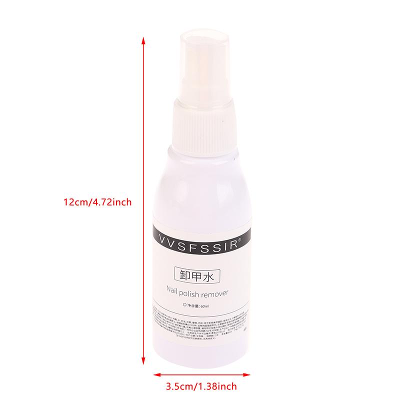 Product Introduction of 60ml Spray Type Nail UV Gel Polish Burst Magic Remove Gel Liquid Surface Layer Acrylic Clean Degreaser For nails Surface Clean 32