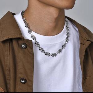 สร้อยคอ, ดีไซน์ผู้ชายไฮสตรีท, การออกแบบที่ดี, ตัวอักษร Z ซอก, สไตล์ฮิปฮอป, เครื่องประดับยุโรปและอเมริกา, แฟชั่นบุคลิกภาพอินเทรนด์, จี้ระดับไฮเอนด์ที่เรียบง่าย