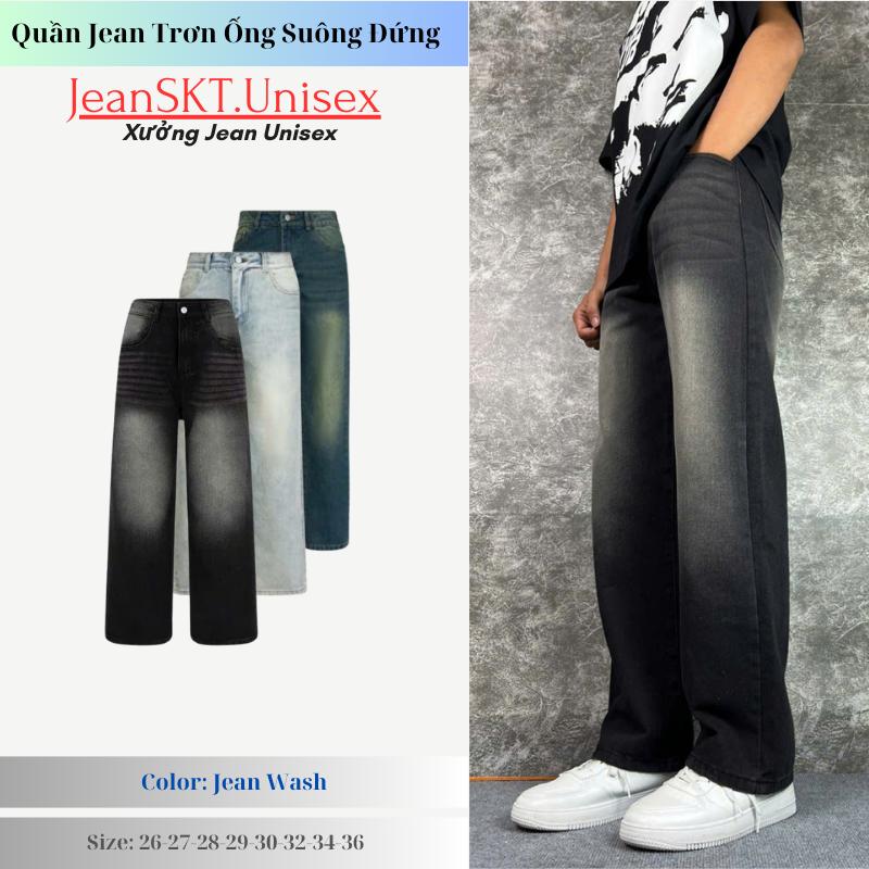 JeanSKT.Unisex | QUẦN JEAN WASH MÀU VINTAGE HAVEN'S JEANS, Men's Jeans selvedge denim Menswear Nam