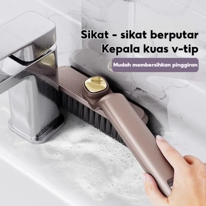 Rotary Slot Brush Multi-functional 2-in-1 Bathroom Brush Small Brush Household Kitchen Dead Corner Cleaning Brush 5