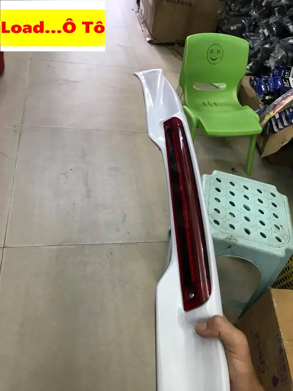 Đuôi Gió Liền Cốp Xe Mitsubishi ATTRAGE 2024-2016 Mẫu Có Đèn Led Hàng Mộc Chưa Sơn Cao Cấp 3
