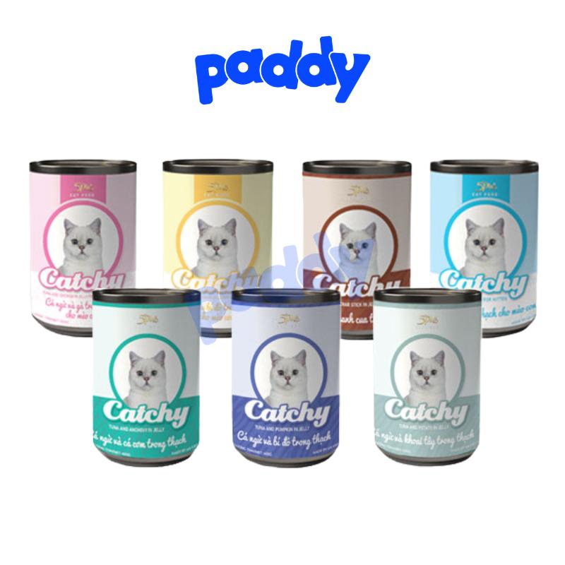 Pate Mèo Catchy Nhiều Vị Lon 400g