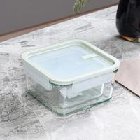 Gambar Informa Glasslock 450 ml Sens Wadah Makanan Square Bekal Penyimpanan Makanan Kulkas Freezer Oven dari Informa Indonesia Kota Bekasi 3 Tokopedia