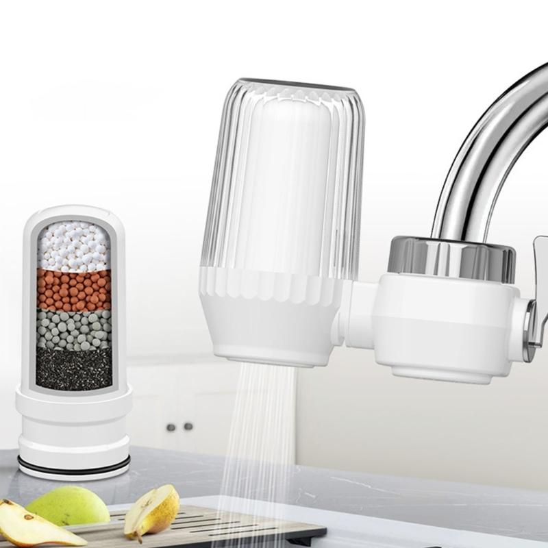 Small Faucet Tap Water Purifier Physical Filtering for Home Kictchen One Filter Element Removable Washable Filter Water Purifier 0