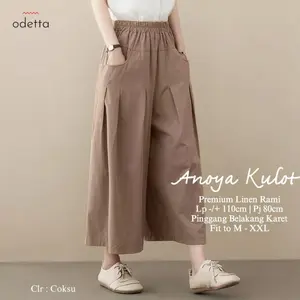 Celana Kulot Adem Jumbo Wanita Terbaru ANOYA