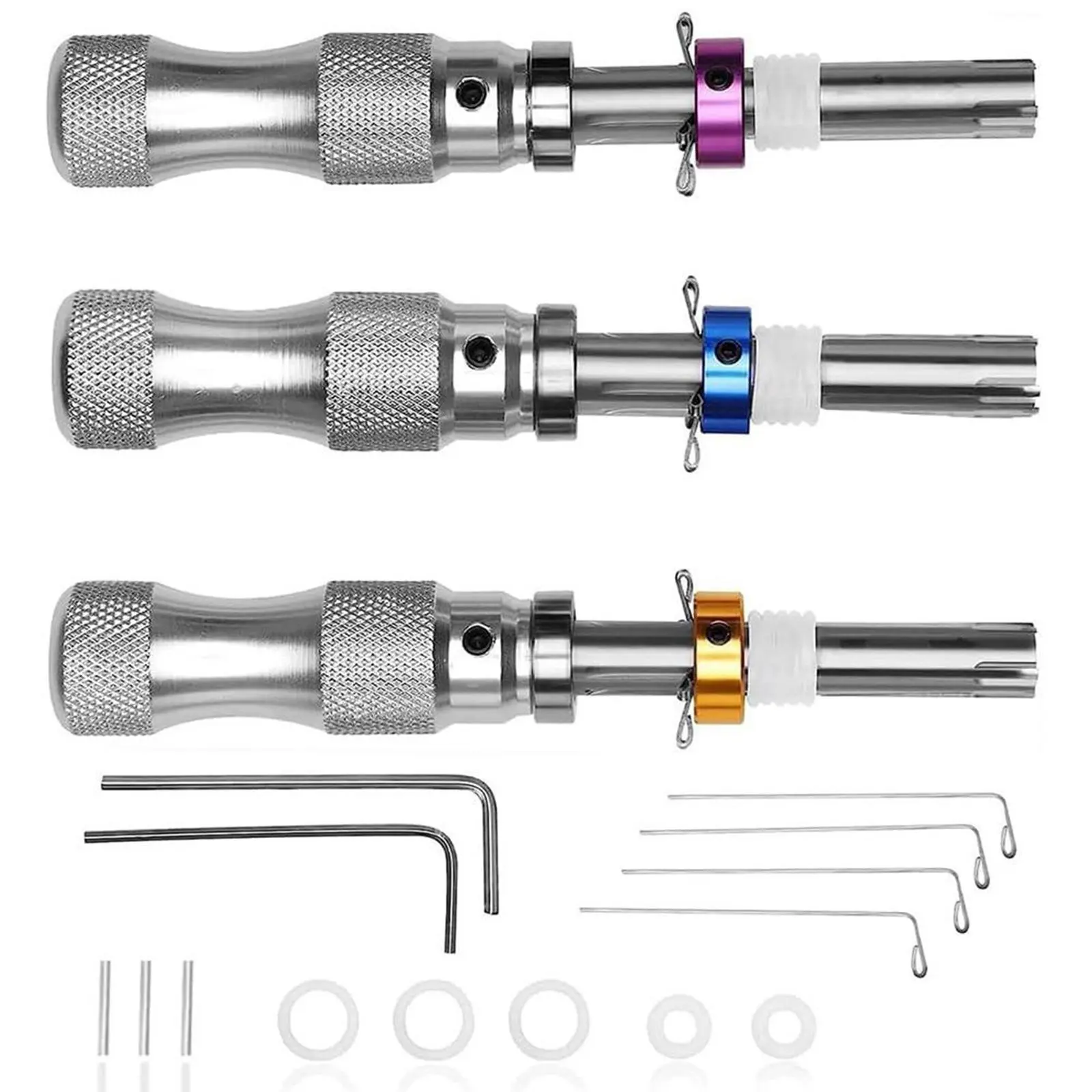 Stainless Steel Screwdriver Anti Slip Manual Tool Hexagonal Wrench Parts, Multipurpose Tube Wrench Tool, Professional Car Repair Tool, Suitable for Home Seal Ring Socket Screwdriver
