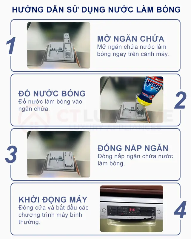 Nước làm bóng Finish 800ml XL PACK Dùng cho máy rửa bát - ĐỨC 3