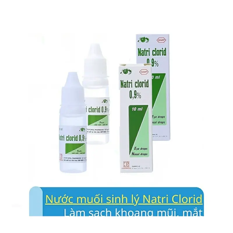 Nước muối sinh lý Natri clorid Lốc 10 chai 2