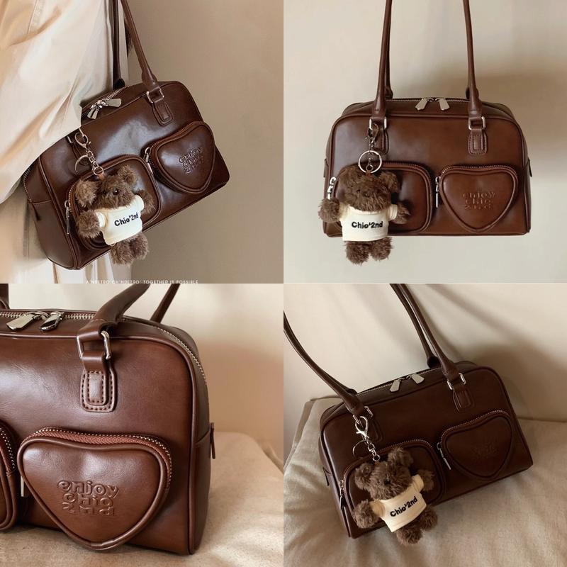 MISKA Túi đeo vai chio hai túi trước size 28cm Bag Nữ