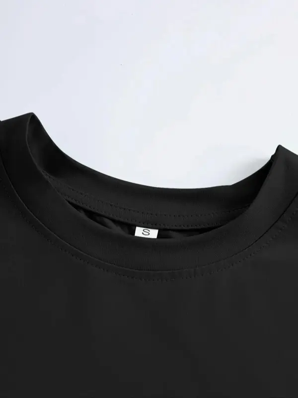 Men's Jewelry Print Round Neck Lounge Tee, Casual Loose Short Sleeve T-shirt for Summer, Fashion Men's Loungewear for Daily Wear 2