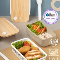 Gambar Kotak Makan 2 Layer Stackable Motif Printing Rh-888 - JAPANESE dari Ollahomeliving Kota Bogor 4 Tokopedia