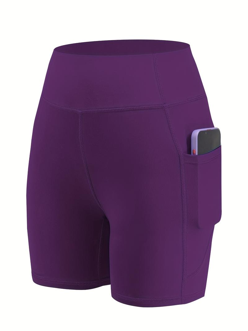 Product Introduction of Sports Casual Three-Quarter Length Shorts Butt-Lifting Yoga Shorts with Pockets 14