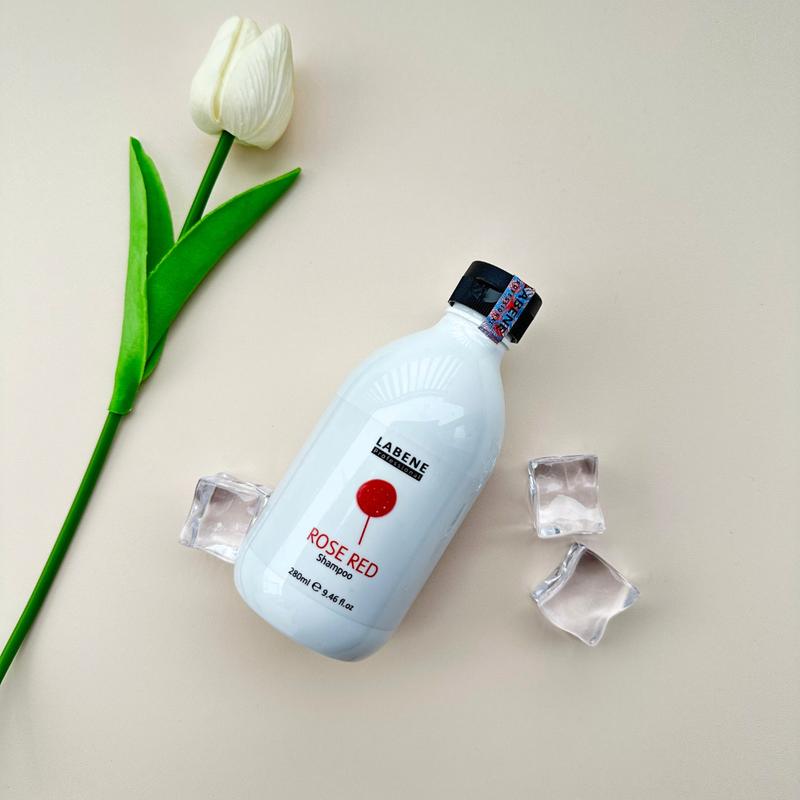 Dầu Gội Đỏ Rose Red Labene Dành Cho Tóc Nhuộm Đỏ Và Hồng, Bổ Sung Tăng Độ Sáng Tươi Mới Màu Nhuộm | LABENE 3