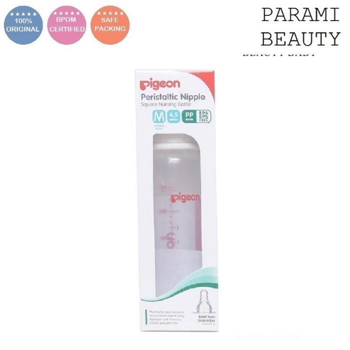 Gambar PIGEON BOTOL PERISTALTIC NIPPLE LUBANG M 240ml dari SEHATI MARKET Kota Administrasi Jakarta Barat Tokopedia