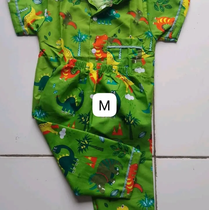 SETELAN PIYAMA ANAK 1-3 TAHUN MOTIF BAGUS 2