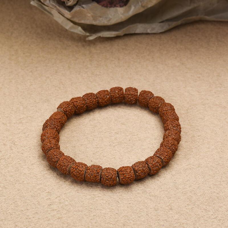 Product Introduction of Nature Vra Bodhi Rudraksha Men Meditation Mala Bead Bracelets for Women Jewelry New Prayer Tibetan Buddhism Bracelet 7