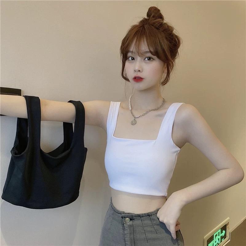 Áo Bra Bigsize Nữ (CÓ MÚT), Áo Bra Bản To Vải Thun Tăm Lạnh Cho Nữ Chuppy (50-90kg)- G248