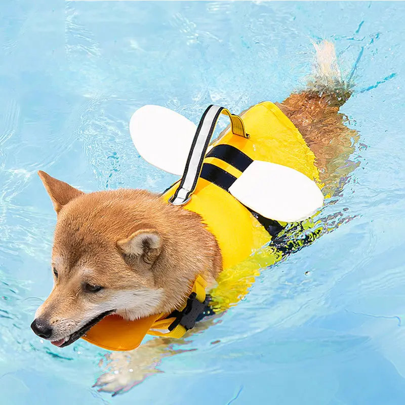 Chomeo Dog Life Jacket, Universal Dog Swimsuit for Medium and Small Dogs, Pet Buoyancy Suit