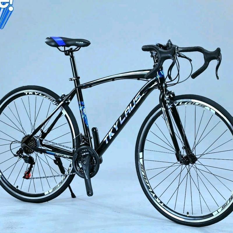 xe đạp  ROAD đua tay cong . thương hiệu TKYLAUS , đề 21 tốc độ , có tay phanh phụ Đạp Xe Đạp Gắn Xe Đạp mini