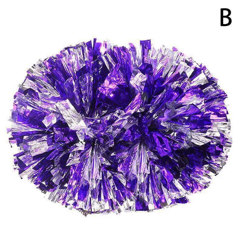 Product Introduction of Handle Style Cheerleader Pom Poms Metallic Streamer Sport Match Vocal Dance Party Concert Decorator Props Club Supply 44