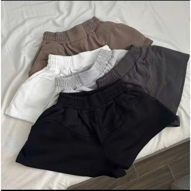 [DEAL MỞ BÁN] Combo 2 Quần shorts nữ nỉ 2 da chạy viền trước sau bo chun cạp co dãn siêu Hot