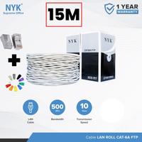 Gambar Kabel LAN FTP NYK CAT 6 6A 15 METER Computer  Router  Roll dari Multi Komputer Kota Administrasi Jakarta Barat 2 Tokopedia
