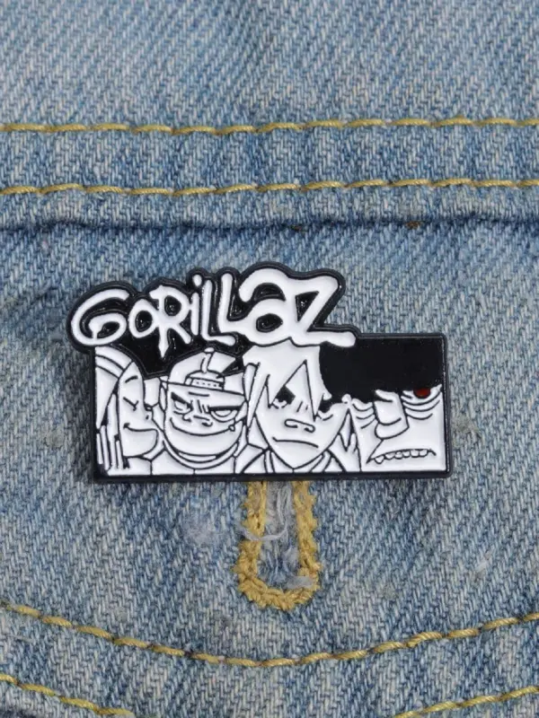 Cartoon Character Brooch, Fashion Alloy Badge for Daily Clothing Decor, Trendy All-match & Exquisite Brooch for Birthday Gift 0