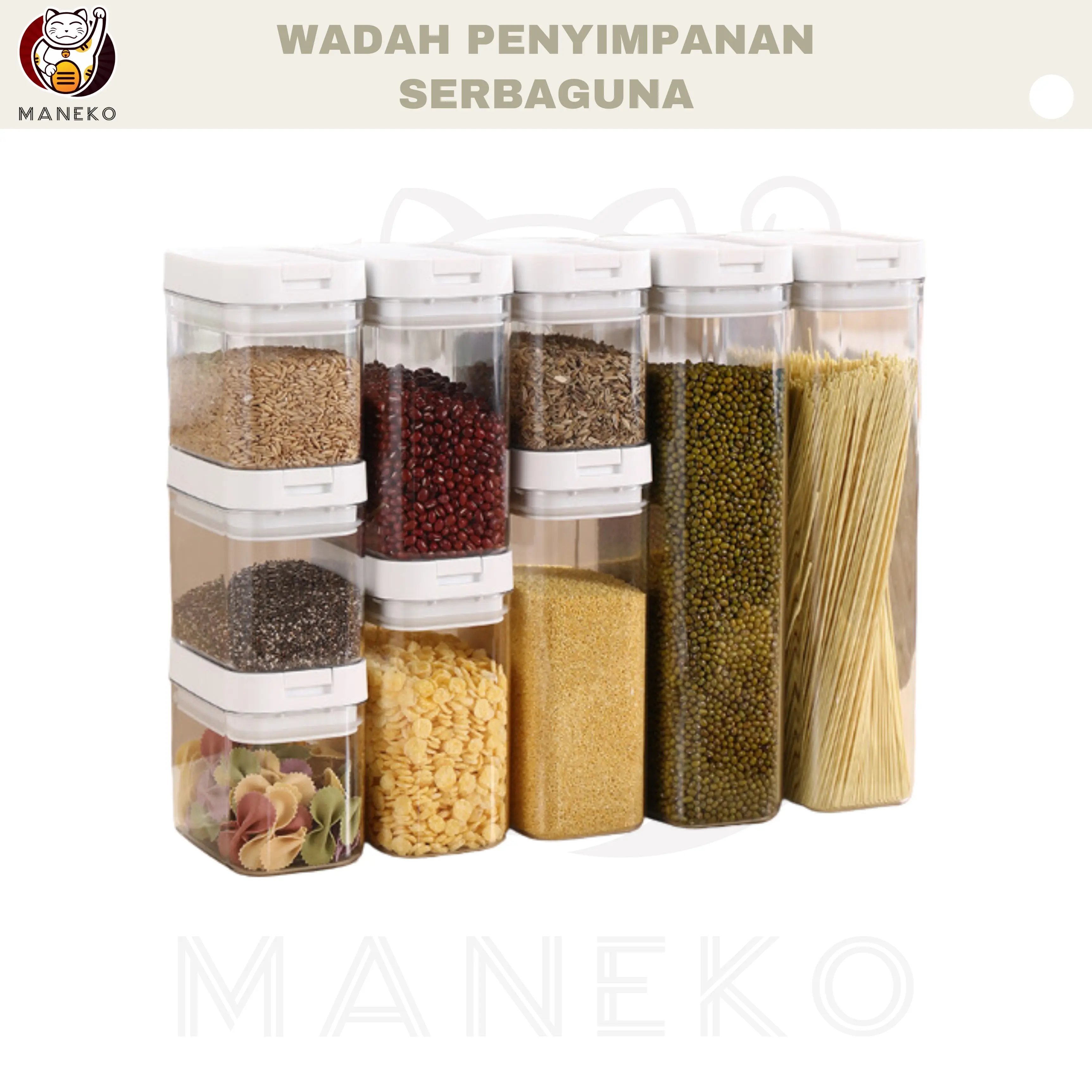 [COD] ZAVANESE TOPLES KEDAP UDARA PENYIMPANAN SERBAGUNA 500ML/800ML/1200ML/1800ML - 073