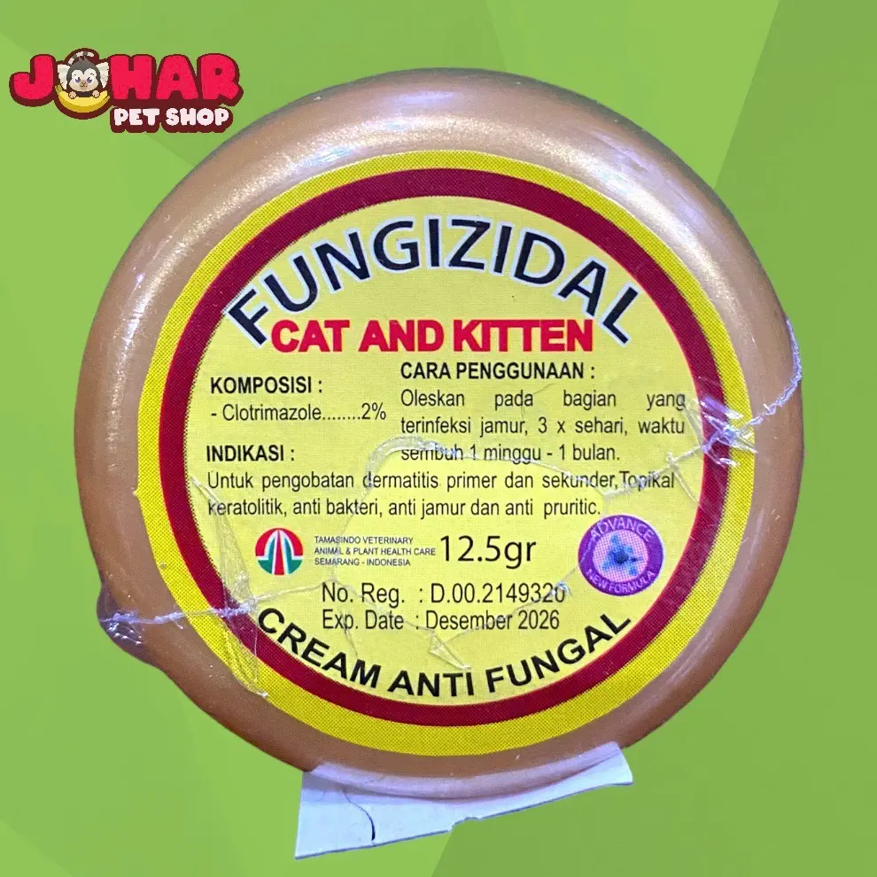 Fungizidal cat and kitten salep anti jamur fungal bakteri kucing