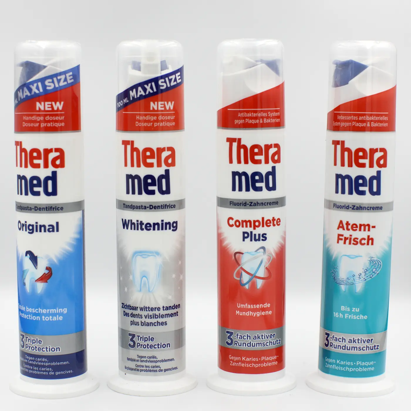 Kem Đánh Tăng Theramed Hàng Đức, Thơm Miệng, Ngừa Sâu Răng, Bảo Vệ Men Răng, ống 100ml Bảo vệ nướu Vệ sinh Răng Không chứa gluten