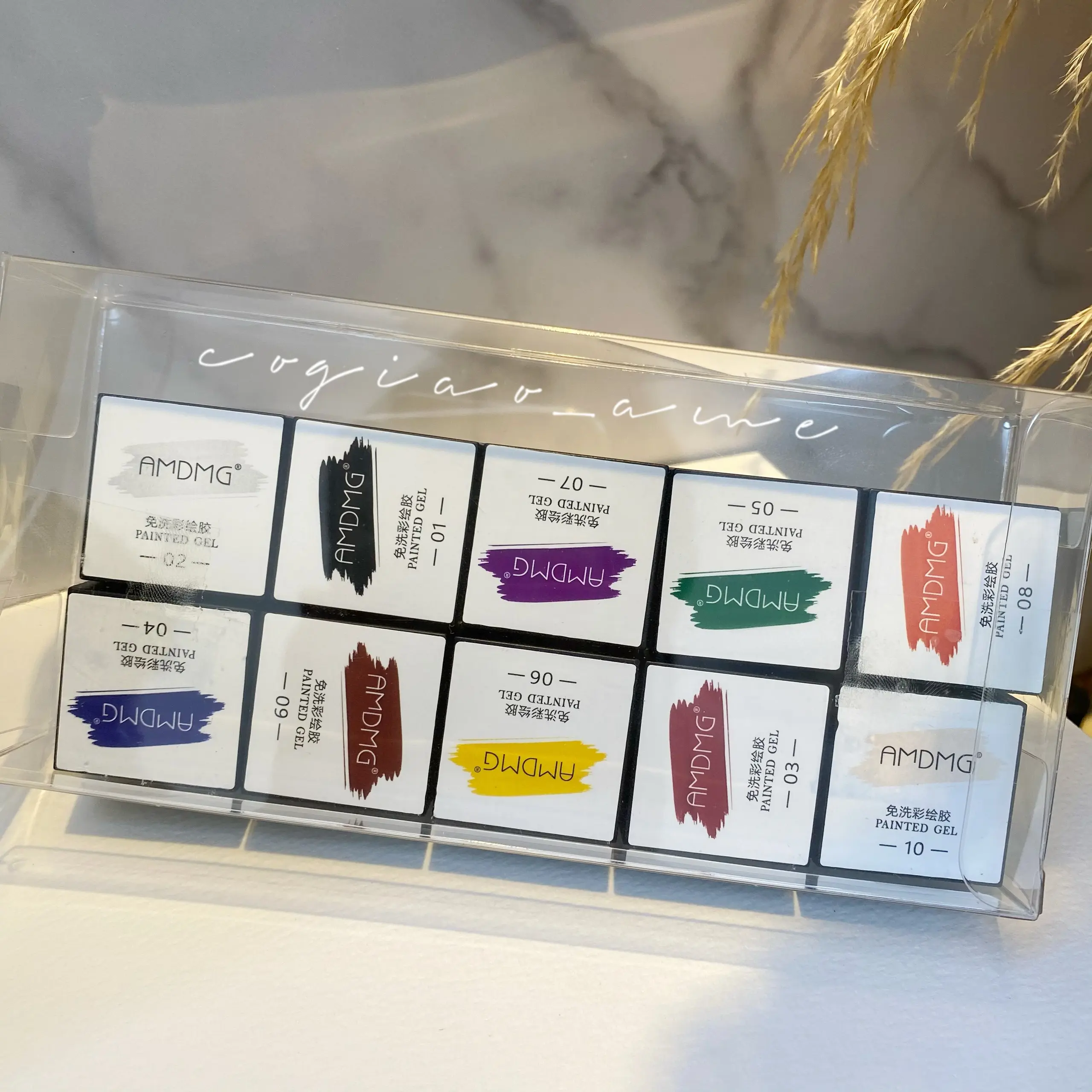 Sét gel vẽ 10 màu