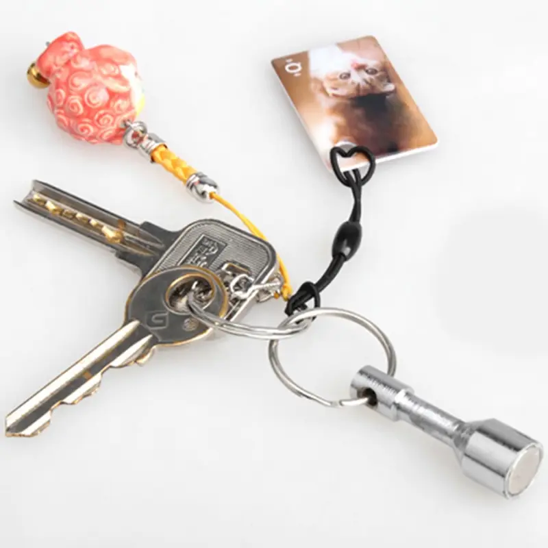 Holder Gantungan Kunci Magnet Super Kuat Bahan Metal Chains Key 6