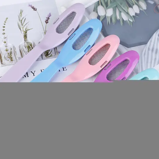 BISA COD 6124 Penghalus Tumit Kaki 2 Sisi / Alat Pedicure Penghalus Tumit Kaki Kapalan Nail Steel Tangan Kuku Perawatan 5