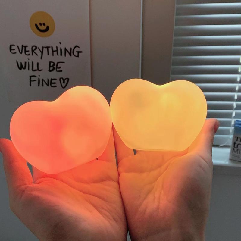 Night Light, Love Design Desktop Atmosphere Light, Creative Atmosphere Light, Suitable For Valentine'S Day Gifts, Photography Props Toys 3