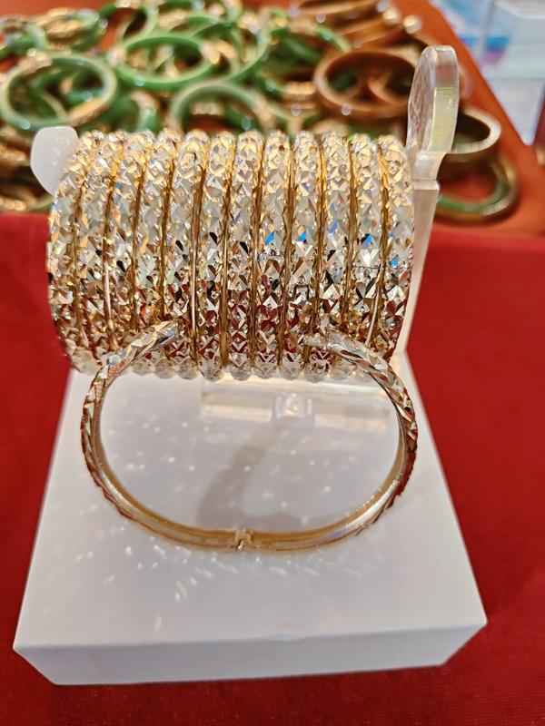  Vòng Ximen Kim Cương và Trơn Khóa Bật Chất Liệu Đồng Đỏ Không Xi  Không Phủ Keo Không Lắc Kê Vàng 