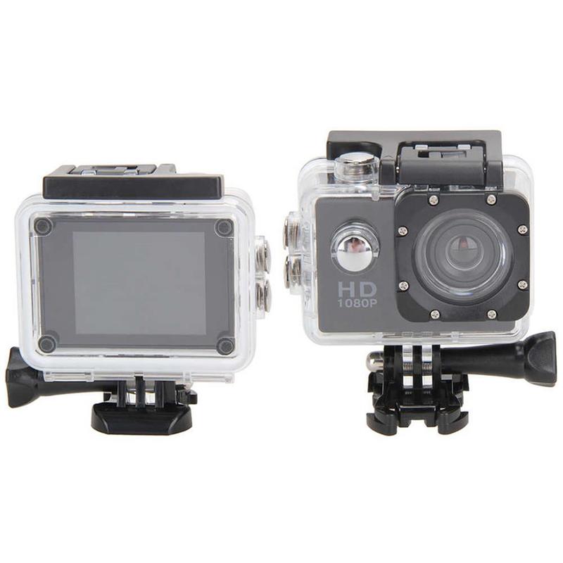 Product Introduction of Sports Camera Full HD 1080P Waterproof Camera 2.0 Inch Camcorder Sports DV  Car Wide-angle Cam Pro Diving Parachute Skiing 35