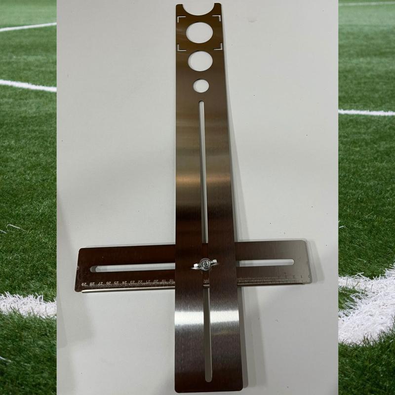 Thước Định vị khoét lỗ gạch 2 Đoạn bằng inox