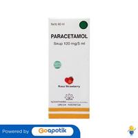 Gambar PARACETAMOL NOVAPHARIN 120 MG/5 ML SIRUP 60 ML dari Apotek Rejeki Sidoarjo by GoApotik Kab. Sidoarjo 1 Tokopedia