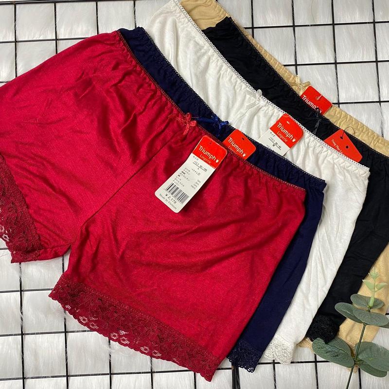 Quần dùi Thun Nữ đùi Mặc Trong Váy , chất liệu Cotton Nhung phối ren viền ,Sản phẩm là hàng Việt Nam xuất Nhật. Voi Tua Rua -Tết