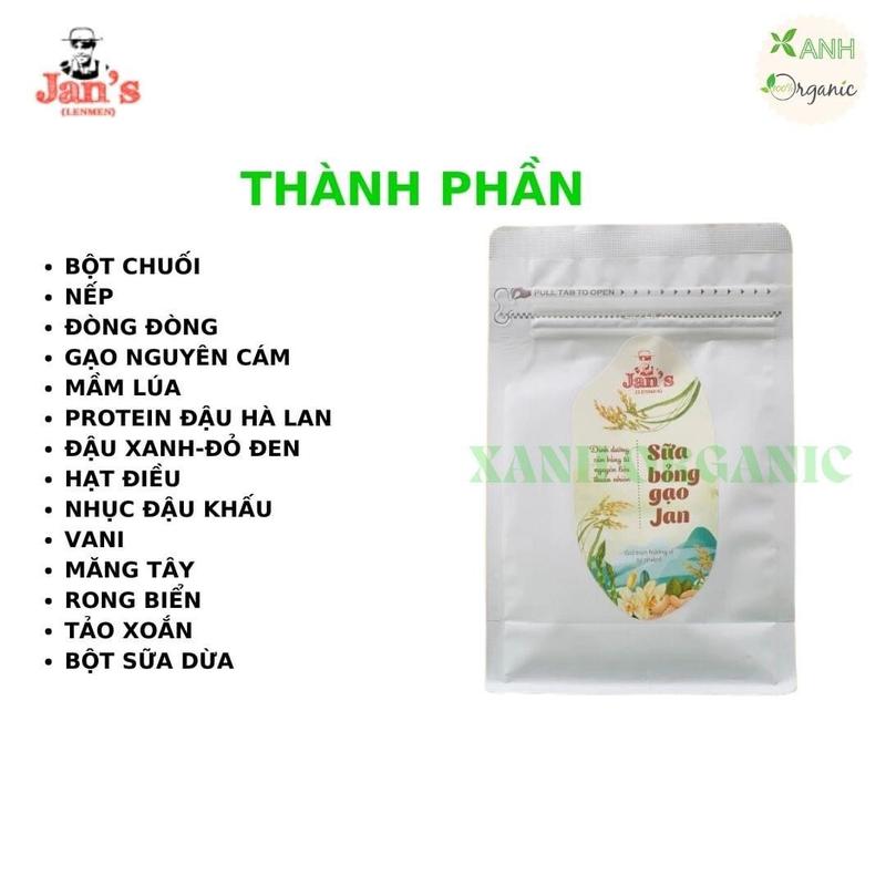 [Jans] Sữa bỏng Gạo Thuần Chay- cho bé ăn dặm và người trưởng thành 2