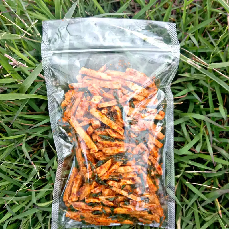 Basreng pedas daun jeruk paket 1 pcs 100grm. Cemilan 1