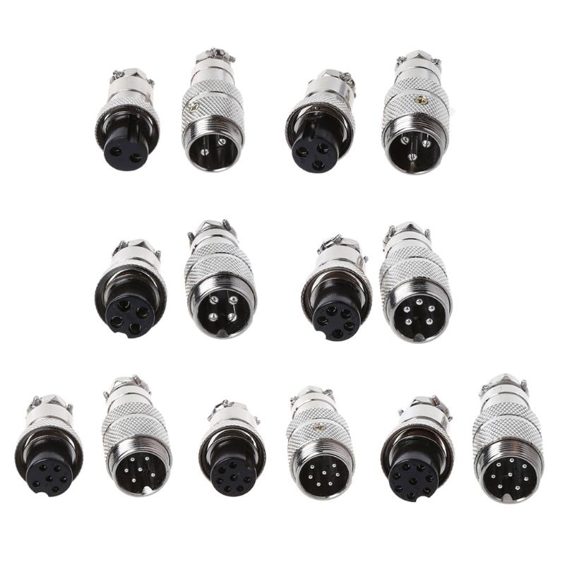 z - Đầu nối nam hàng không Gx16, phích cắm nữ, 2/3/4/5/6/7/ 8 chân 3