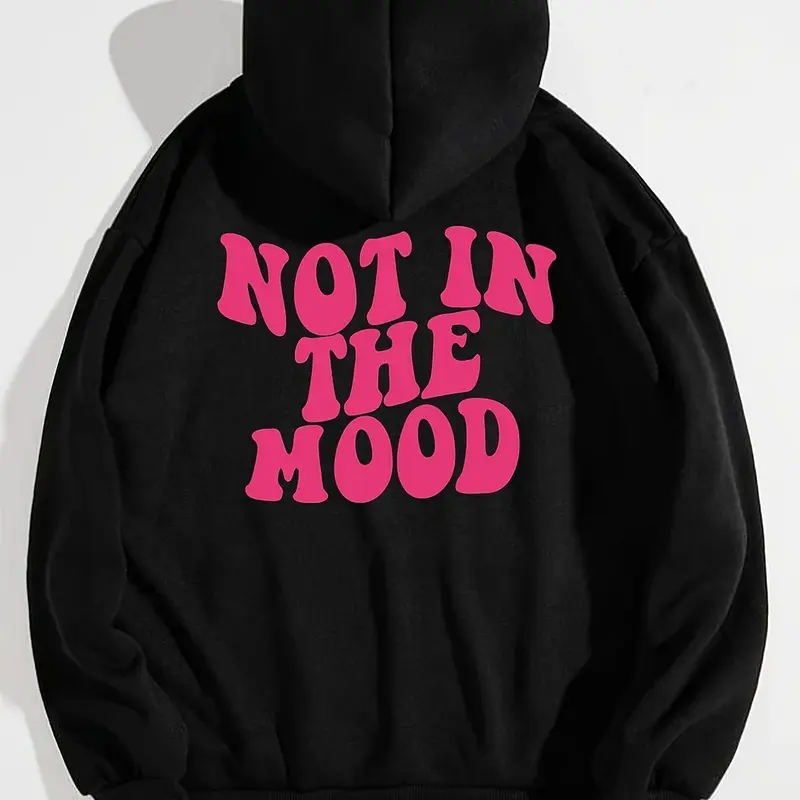 SAPAPA - Sweater Hoodie Wanita Oversize Moody LD 130 Fit Fleece Abu, Hitam, Putih, Kopi 2