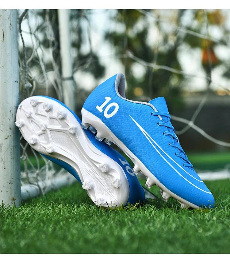 Product Introduction of Professional Men Football Shoes TF/FG Professional Boy Football Field Boots Society Cleats Soccer Shoes Fast Non Slip Sneaker 26