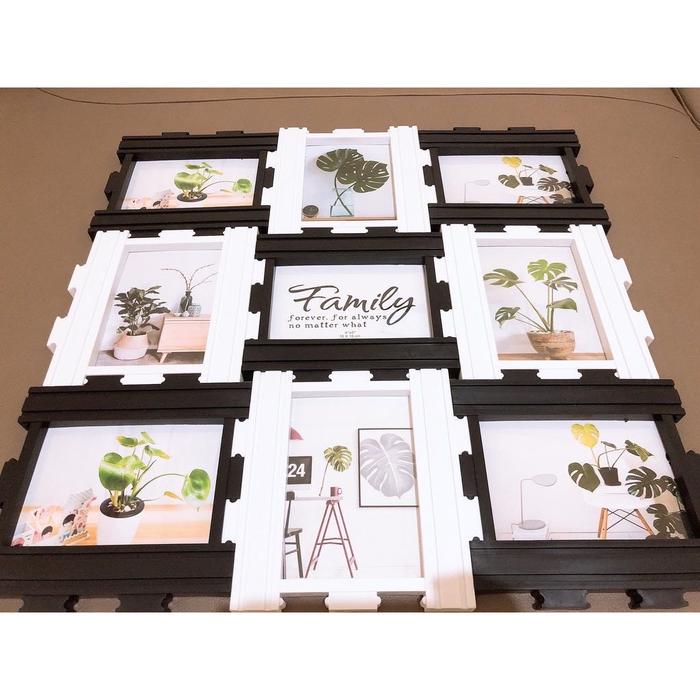 Jual bingkai foto 9 Frame/bingkai 9 Frame Dinding tempat gantung ...