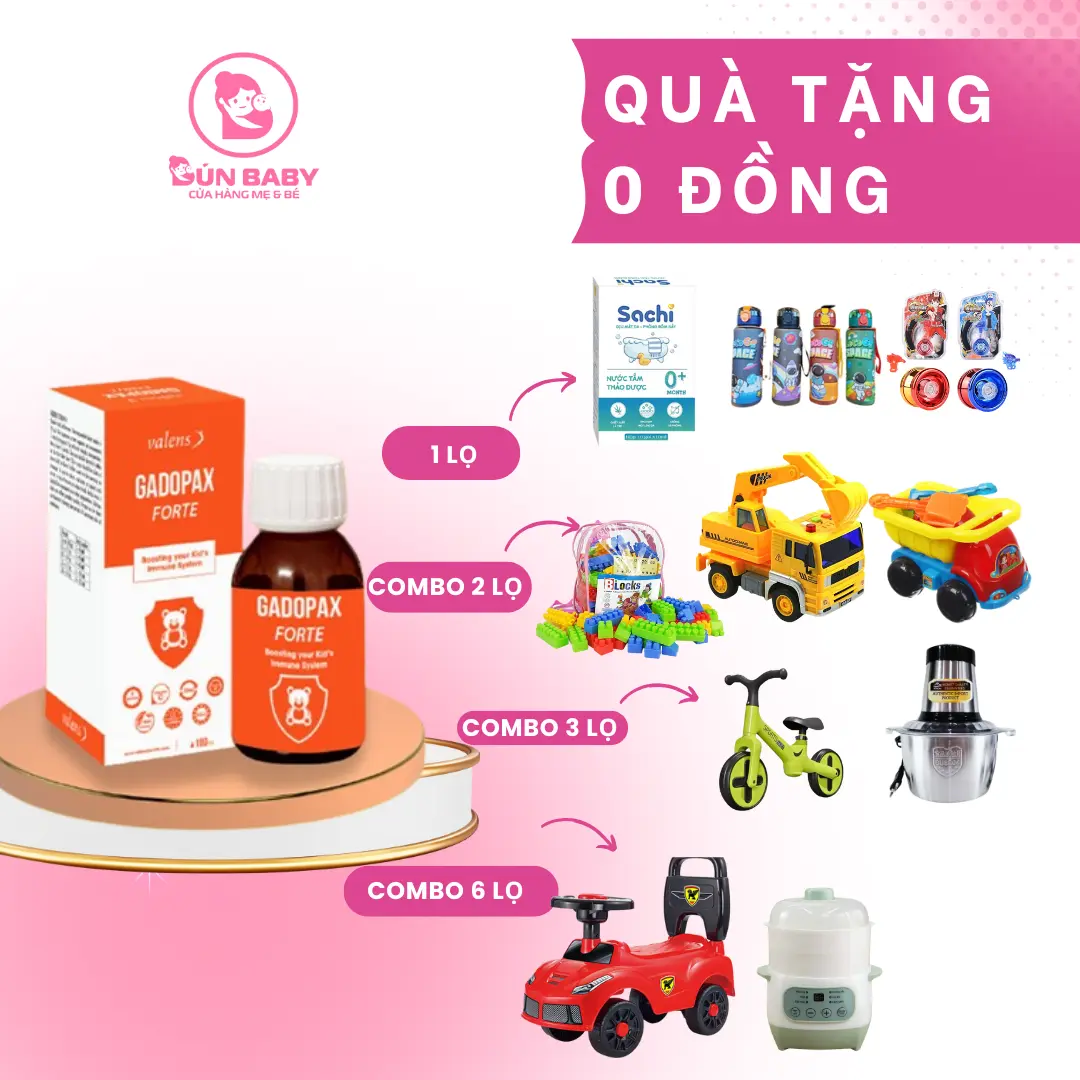 Siro Gadopax Forte - Tăng Cường Đề Kháng Cho Trẻ Em, Phòng Ngừa Ốm Vặt - Sản Phẩm Bổ Sung Dinh Dưỡng Hiệu Quả Từ Châu Âu