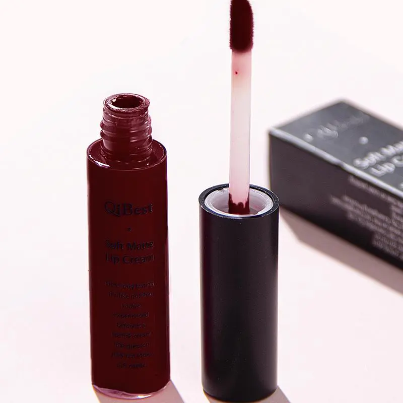 Matte Liquid Lipstick, 1 Count Long Lasting Easy Coloring Lipstick, Velvet Matt Finish Lip Gloss, Girls and Women Makeup Accessories, Valentine's Day Gift 3