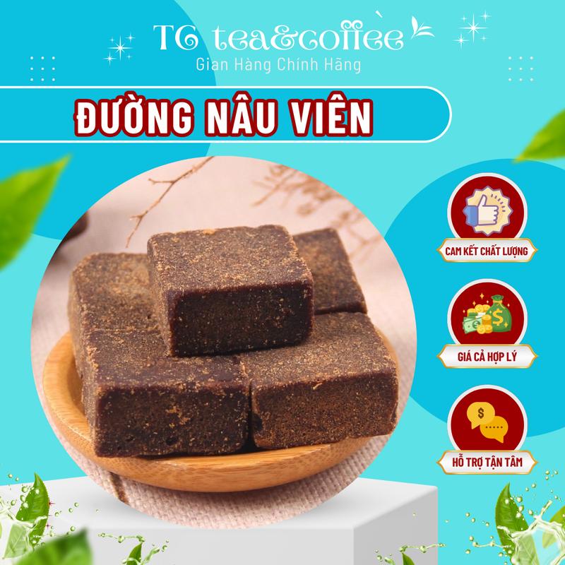 Đường Nâu Viên - Viên 10gr Nấu Chè Pha Trà Làm Sirup Ngọt 0