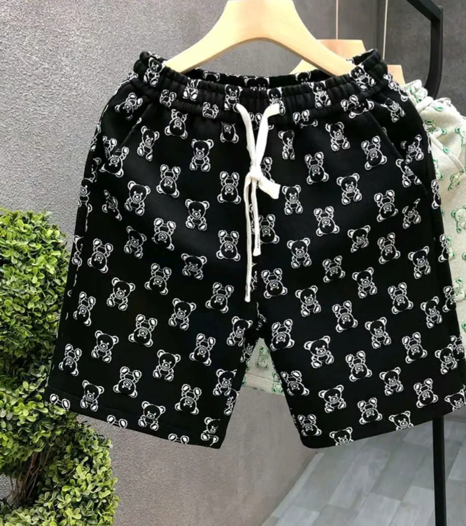 QUẦN SOOC NAM IN HÌNH GẤU TRÚC HOTTREN.CHẤT VẢI DÀY DẶN, THOÁNG MÁT